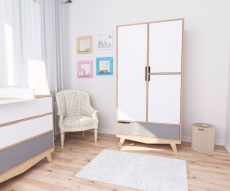 Шафа IndigoWood Scandic white / gray
